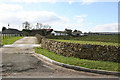 Farm road to Thomarston Farm