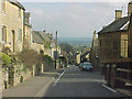 Bourton-on-the-Hill, the A44 facing east.