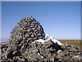NN5698 : Cairn on summit of Geal Charn by Thelma Smart