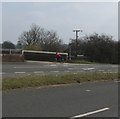 Cyclist leaving the A41