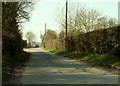 Rookery Road, as seen from Rookery Farm