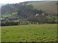 Looking down on Beck Farm