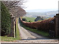 Driveway to Glenrinnes Lodge