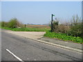 Footpath across farmland