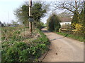 The start of Wash Lane, South End