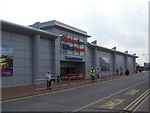 NZ3613 : Durham Tees Valley Airport terminal building by Adam Brookes