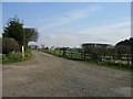 Driveway leading to Smallburn Farm