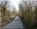 Lane between Rhydycroesau and Cefn Canol