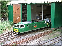 TQ0318 : Engine sheds at Wyevale Garden Centre by Andy Potter