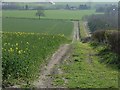 SU2258 : Farmland near Burbage by Andrew Smith