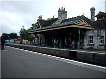 SY9682 : Corfe Castle railway station by mark green
