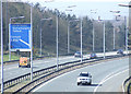 M54 near Featherstone, Staffordshire