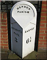 Hendon Parish Milepost, Finchley Road, London NW11