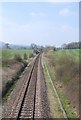 Railway heading west between West Hatch and Wardour