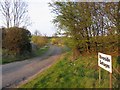 Driveway to Riverside Cottages