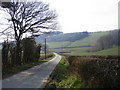 Lon Wledig rhwng Llandinam a Llanidloes / Country Lane between Llandinam and Llanidloes