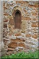 Holy Cross, Pattishall, Northants - Blocked window