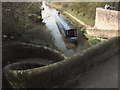 Characteristic roving bridge on Macclesfield Canal