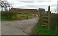 Public footpath at Hawkswood, Shropshire