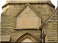 Plaque on former school, Victoria Street, Heckmondwike