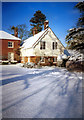 Manor Cottage - and a bit of Weston Manor - in the snow
