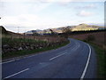 A912 road looking towards Lomond Hills