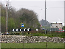 SE0152 : Roundabout A59 Low Skibeden by liz dawson
