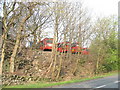 The depot of the Padarn Bus Company viewed from the bypass