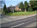 Junction of A1067 and road to village centre, South Raynham