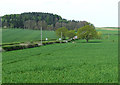 Cereal Crop Fields Bisected by A458, Shropshire