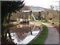 Lift Bridge on the Monmouthshire & Brecon Canal at Talybont-on-Usk