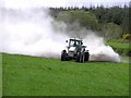 H2288 : Lime spreading at Pullyernan by Kenneth  Allen