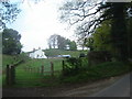 Track junction and buildings near Bettws Newydd