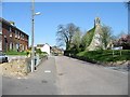 Looking E along Mill Lane, Eastry