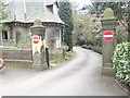 North Lodge and exit, Rawdon Crematorium