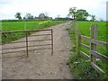 Gateway on farm track