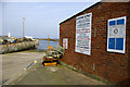 Launching slipway at North Sunderland Harbour, Seahouses