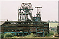 Chatterley Whitfield Colliery - Hesketh shaft with its dilapidated pit-bank building