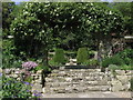 Gateway and steps at Morton Manor