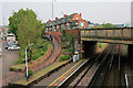 Bitterne Railway Station looking south, Southampton