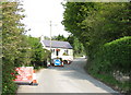 Road works below Talwrn Cottage, Glan-yr-afon