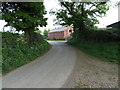 Barn and road