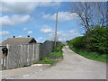 Bridleway off the A181 trunk road.