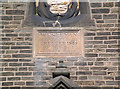 Date Stone on Methodist Chapel, Billinge