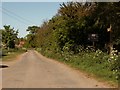 Footpath and road to Landermere Hall