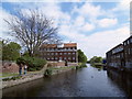 The view from the end of the Driffield Canal