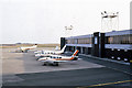 ST0767 : General aviation aircraft on stands 12 and 13 at Cardiff Airport by Christopher R Ware