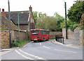 Eastonways bus travelling towards Minster church