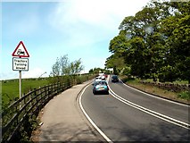 SE2910 : A637 a bend above Ballfield Lane junction by John Fielding
