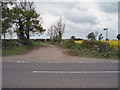 Start of bridleway to Radstone